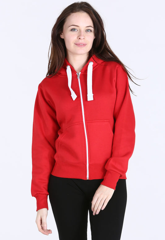 Red Zip Up Hoodie
