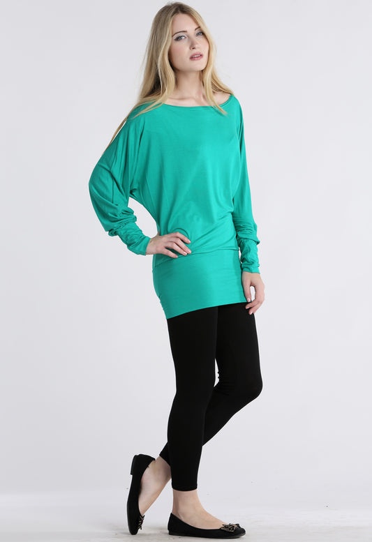 Jade Long Sleeve Batwing Top