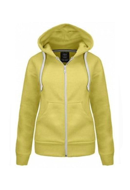 Yellow Zip Up Hoodie