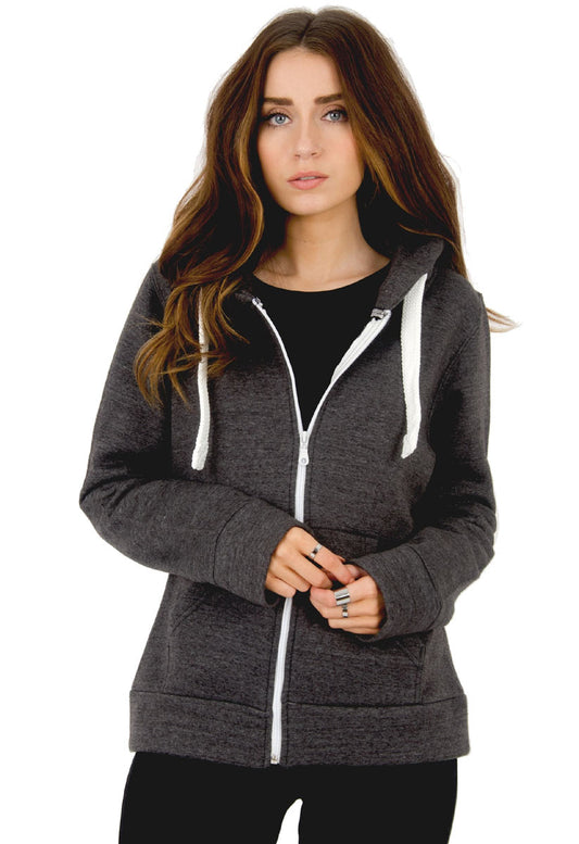 Charcoal Grey Zip Up Hoodie