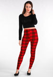 Tartan Print Leggings