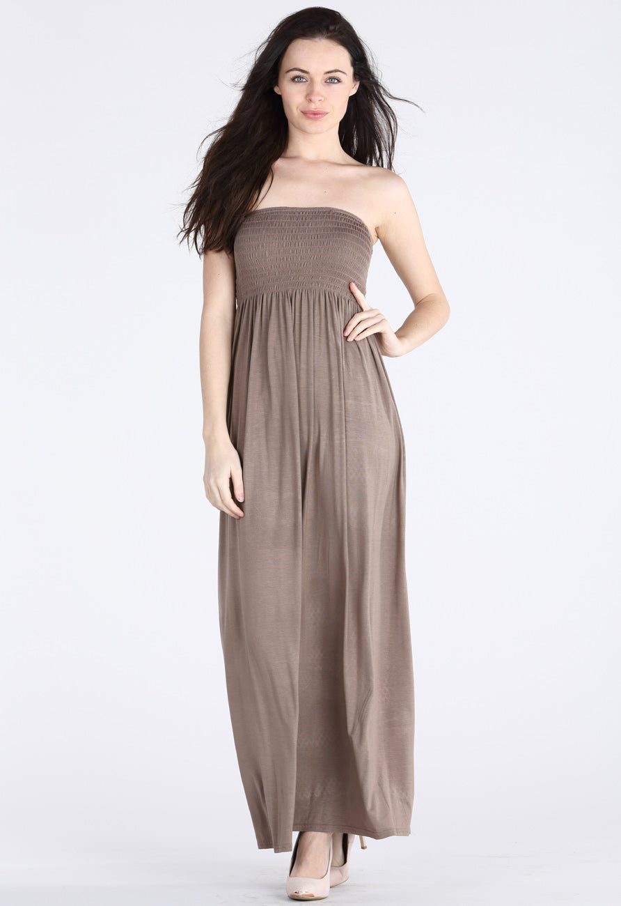 Mocha Shearing Maxi Dress