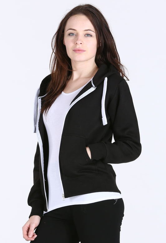 Black Zip Up Hoodie