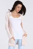 Nude Boyfriend Pocket Cardigan