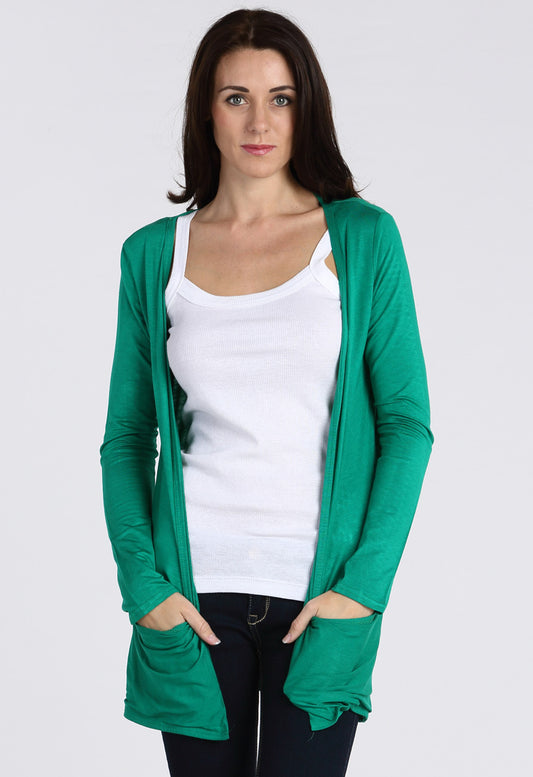 Jade Boyfriend Pocket Cardigan