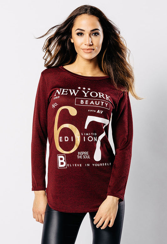 New York 67 Jersey Knit Top