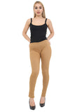 Camel Stretchy Denim Jeggings