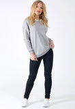 Grey Sports Luxe Stripe Jumper