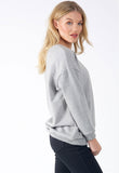 Grey Sports Luxe Stripe Jumper