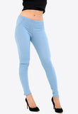 Summer Blue Stretchy Denim Jeggings